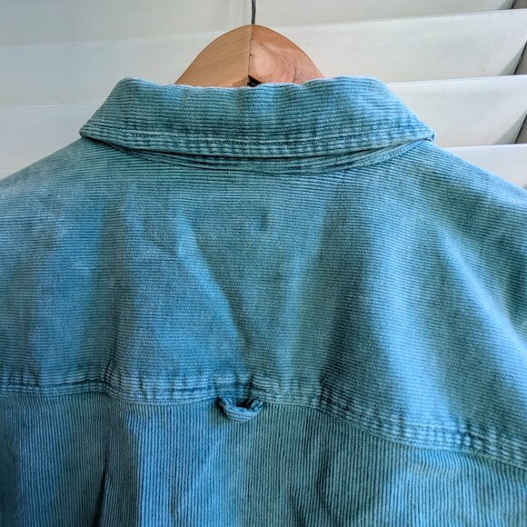Corduroy woman's shirt Territory Ahead cotton sz L - Picture 5 of 6